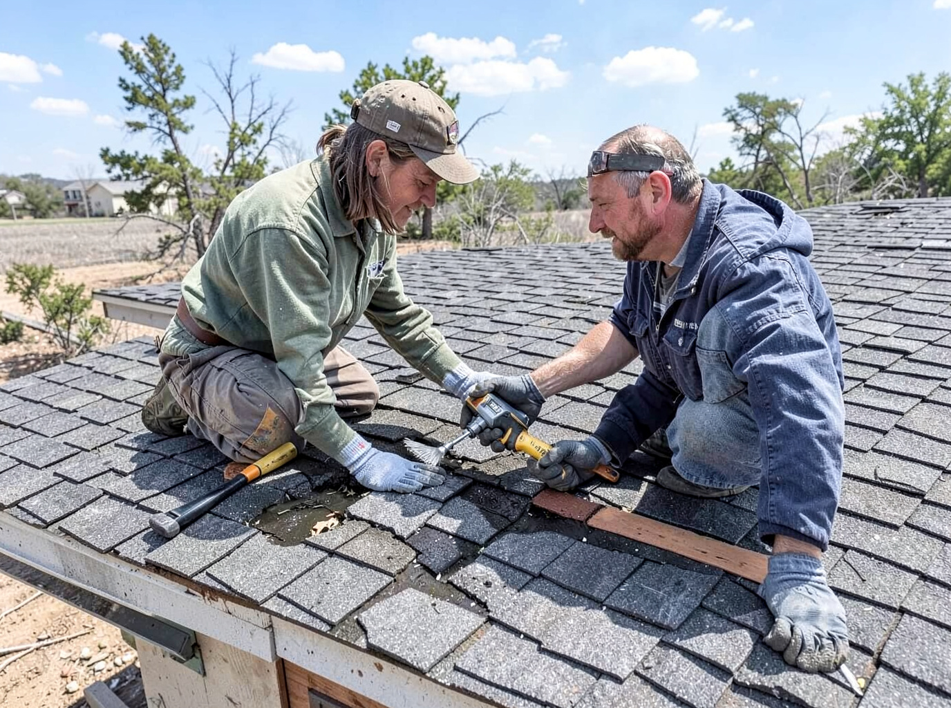 Shingle Roof Leak Repair in Cheyenne