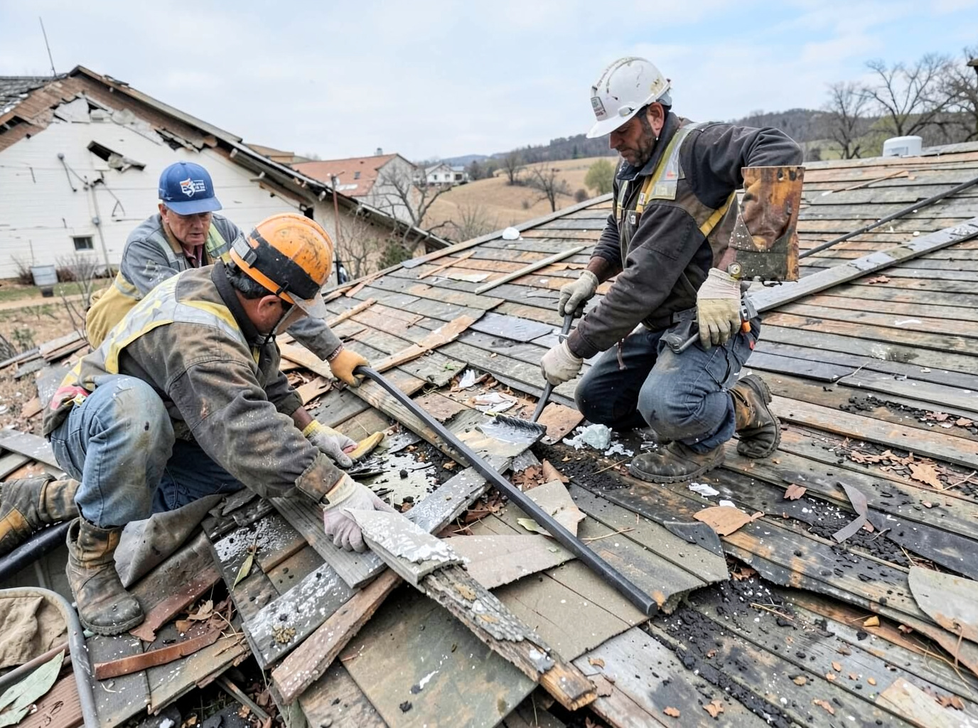 Storm Damage Roof Repair in Cheyenne